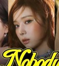 A promotional image for "Nobody," a collaborative single by Soyeon of (G)I-dle, Winter of aespa and Liz of Ive, provided by M:USB (PHOTO NOT FOR SALE) (Yonhap)