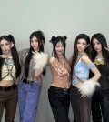 K-pop girl group NewJeans is seen in this photo provided by ADOR. (Yonhap)