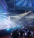 The audience enjoys a K-pop concert at the Seoul Sports Complex in Jamsil, southern Seoul, in this file photo taken Dec. 10, 2023. (Yonhap)