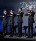 K-pop boy group NCT Dream poses for photographers during a news conference for its fifth EP, "Dream()scape," in Seoul on March 25, 2024. (Yonhap)