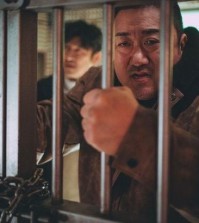 A still cut from "The Roundup: Punishment" is shown in the photo provided by ABO Entertainment on May 1, 2024. (PHOTO NOT FOR SALE) (Yonhap)