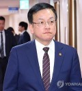 Finance Minister Choi Sang-mok heads to a Cabinet meeting in Seoul on April 30, 2024. (Yonhap)
