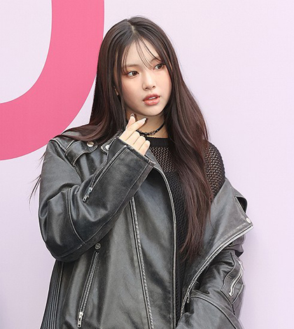 Hyein, a member of the popular girl group NewJeans, is seen in this file photo taken Feb. 1, 2024. (Yonhap)