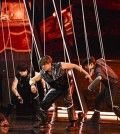K-pop boy group Stray Kids performs at this year's American Music Awards in this photo provided by Dick Clark Productions. (PHOTO NOT FOR SALE) (Yonhap)