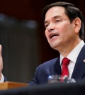 U.S. Senator Marco Rubio, U.S. President-elect Donald Trump's nominee to be secretary of state, testifies during a Senate Foreign Relations Committee confirmation hearing on Capitol Hill in Washington, U.S., January 15, 2025. REUTERS/Nathan Howard