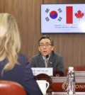 Foreign Minister Cho Tae-yul makes an opening remark at the start of bilateral talks with his then Canadian counterpart, Melanie Joly, at the foreign ministry in Seoul, in this July 18, 2024, file photo. (Yonhap)