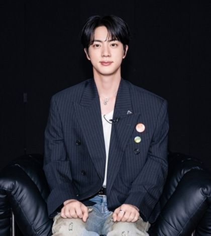 BTS' Jin is shown in this photo provided by BigHit Music. (PHOTO NOT FOR SALE) (Yonhap)