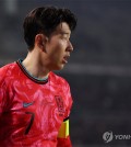 In this file photo, Son Heung-min prepares for a corner kick during the qualifying match against Oman for the 2026 FIFA World Cup at Goyang Stadium in Goyang, Gyeonggi Province, on March 20, 2025. (Yonhap)