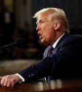 U.S. President Trump delivers a speech to a joint session of Congress