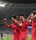 결승골 넣고 기뻐하는 김진규[로이터]