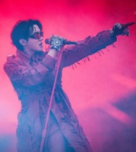 This image of J-Hope during a concert is provided by BigHit Music. (PHOTO NOT FOR SALE) (Yonhap)